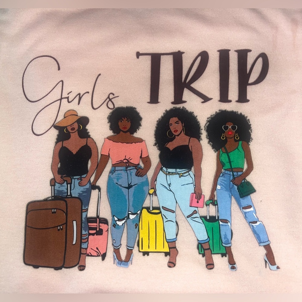 Cotton Tee Girls Trips Shirt